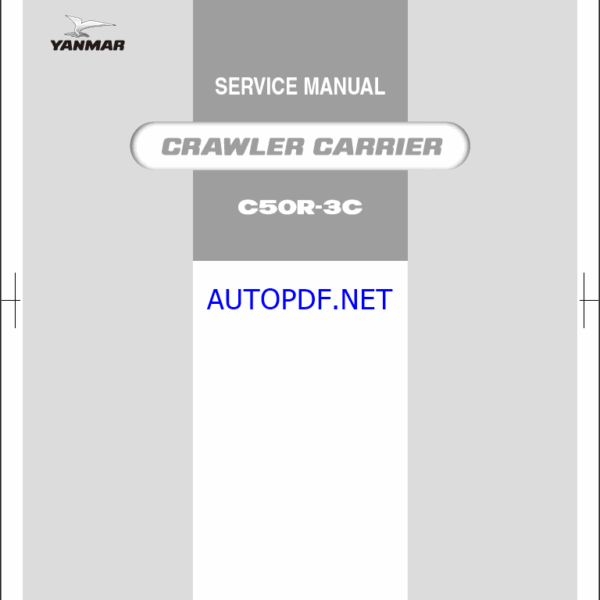 YANMAR C50R-3C Crawler carriers SERVICE MANUAL