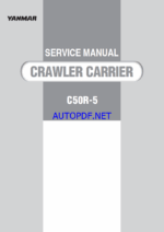 YANMAR C50R-5 Crawler carriers SERVICE MANUAL