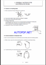 YANMAR B7-3 Crawler excavators SERVICE MANUAL