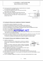 YANMAR C12R-B Crawler excavators SERVICE MANUAL