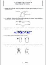 YANMAR C30-2 Crawler excavators SERVICE MANUAL