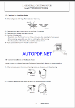 YANMAR SV100-1A Crawler excavators SERVICE MANUAL