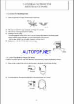 YANMAR SV100-2A-2PB Crawler excavators SERVICE MANUAL