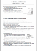 YANMAR SV22 Crawler excavators SERVICE MANUAL