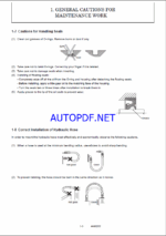 YANMAR VIO15-2 Crawler excavators SERVICE MANUAL