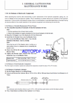 YANMAR VIO20 Crawler excavators SERVICE MANUAL