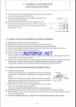 YANMAR VIO25-6 Crawler excavators SERVICE MANUAL