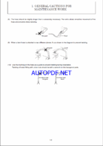 YANMAR VIO26-6 Crawler excavators SERVICE MANUAL