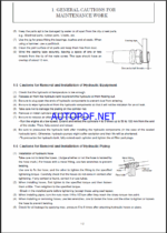 YANMAR VIO27-6 Crawler excavators SERVICE MANUAL 2