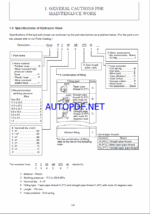 YANMAR VIO33U Crawler excavators SERVICE MANUAL