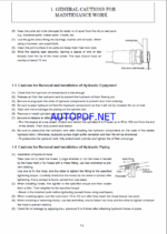 YANMAR VIO38U Crawler excavators SERVICE MANUAL