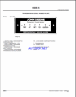 John Deere 570B MOTOR GRADER Parts Catalog