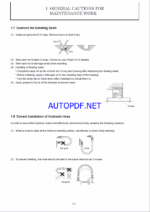 YANMAR VIO50-6B Crawler excavators SERVICE MANUAL