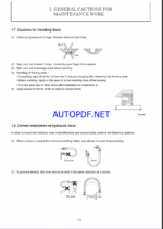 YANMAR VIO57 Crawler excavators SERVICE MANUAL