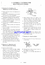 YANMAR VIO70 Crawler excavators SERVICE MANUAL