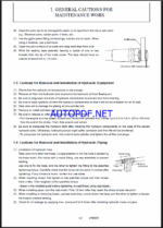 YANMAR VIO75 Crawler excavators SERVICE MANUAL