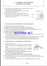 YANMAR VIO75-A Crawler excavators SERVICE MANUAL
