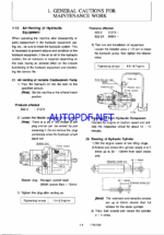 YANMAR B22-2, B22-2A Lighting towers SERVICE MANUAL
