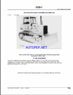 John Deere 850B CRAWLER BULLDOZER Parts Catalog