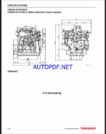 YANMAR 3TNV84T-Z ELECTRONIC CONTROL MANUAL