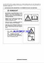 YANMAR B55W BEDIENUNGS- UND WARTUNGSANLEITUNG