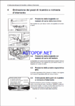 YANMAR C12R, C30R C50R MANUALE D’USO E DI MANUTENZIONE