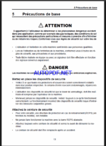 YANMAR SV05, SV08, ViO10 MANUEL D’UTILISATION ET DE MAINTENANCE