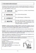 YANMAR ViO10 BEDIENUNGS & WARTUNGSANLEITUNG