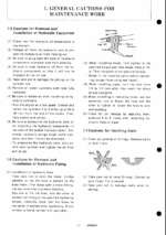 YANMAR B37V Crawler excavators SERVICE MANUAL
