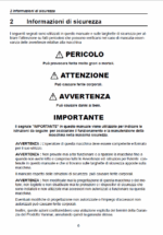 YANMAR SV05 ,SV08, ViO10 MANUALE D’USO E DI MANUTENZIONE