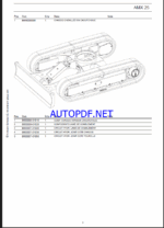AMX 25 St V Spare EXCAVATORS Parts Catalog (DE)
