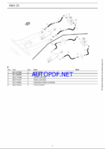 AMX 28-2 T3A Spare EXCAVATORS Parts Catalog (DE)