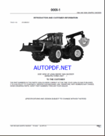 John Deere 748H, 848H SKIDDERS Parts Catalog