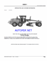 John Deere 770D and 772D MOTOR GRADERS Parts Catalog
