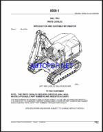 John Deere 909J, 959J (Leveler) Track Feller Buncher Parts Catalog