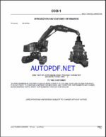 John Deere 909JH TRACKED HARVESTER Parts Catalog