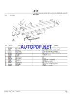 John Deere 9500 Backhoe Loader Parts Manual