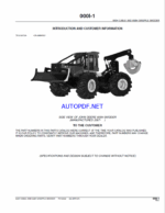 John Deere 640H, 648H SKIDDERS Parts Catalog PC10032 (Apr-07) English