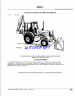 John Deere 410D AND 510D BACKHOE LOADERS Parts Catalog