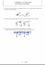 YANMAR V12R Crawler carriers SERVICE MANUAL