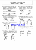 YANMAR B25 Crawler excavators SERVICE MANUAL