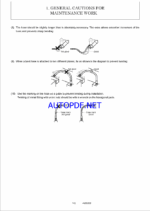 YANMAR C12R-B Crawler excavators SERVICE MANUAL