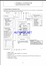 YANMAR SV100-2A-2PB Crawler excavators SERVICE MANUAL