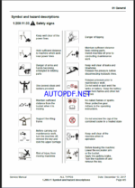 YANMAR SV120 2PB Crawler excavators SERVICE MANUAL