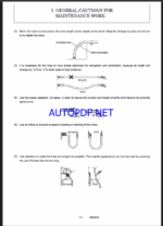 YANMAR SV100 Crawler excavators SERVICE MANUAL