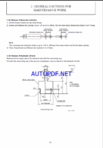 YANMAR VIO23-6 Crawler excavators SERVICE MANUAL