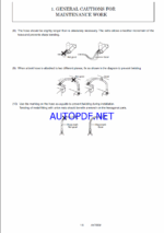 YANMAR ViO45-5, ViO55-5 Crawler excavators SERVICE MANUAL