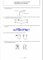 YANMAR VIO75 Crawler excavators SERVICE MANUAL
