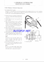 YANMAR V3-5 ,V4-5 Wheeled loader SERVICE MANUAL