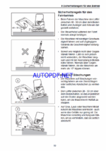YANMAR SV05, SV08, ViO10 BEDIENUNGS UND WARTUNGSANLEITUNG